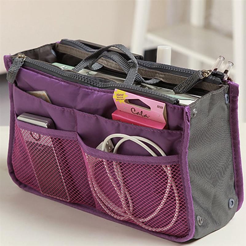 Makeup Bags Large Capacity Nylon Cosmetic Storage Bag Travel Insert Organizer Handbag Purse Makeup Bag For Women Female