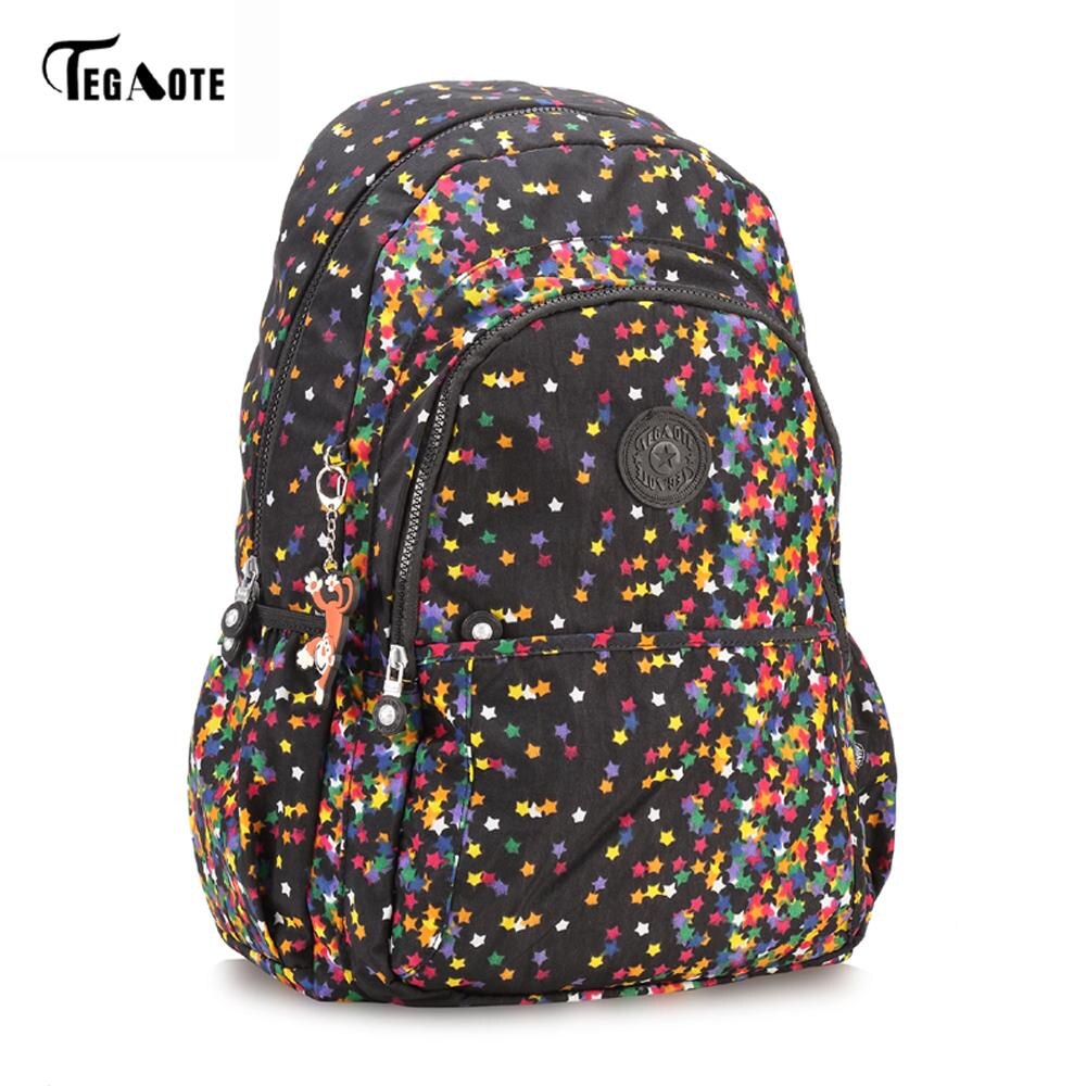 TEGAOTE Large Capacity Backpack Women Preppy School Bags For Teenagers Men Nylon Travel Bags Girls Laptop Backpack Mochila: 993 03