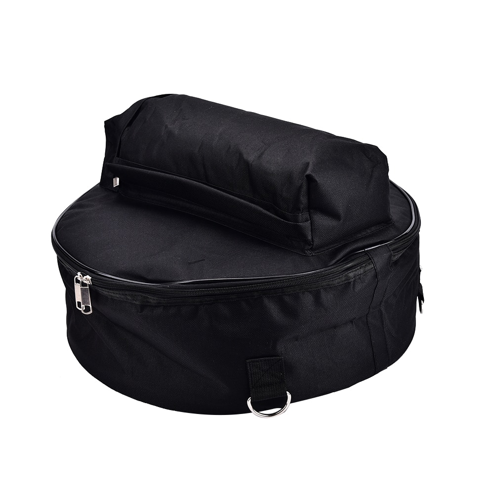 Durable Snare Drum Bag mochila con correa para el hombro bolsillos exteriores 44,5*17cm