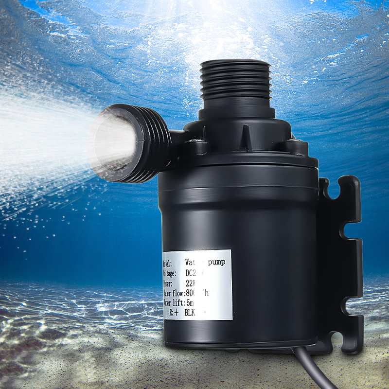 Water Circulatiepomp Voor Water Borstelloze Motor Dc 24V 800L/H 5M Borstelloze Motor Water Circulatie Water pomp