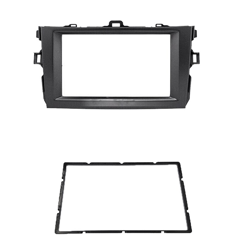 2Din Stereo Radio Fascia Plate Dash Panel Frame for Toyota Corolla