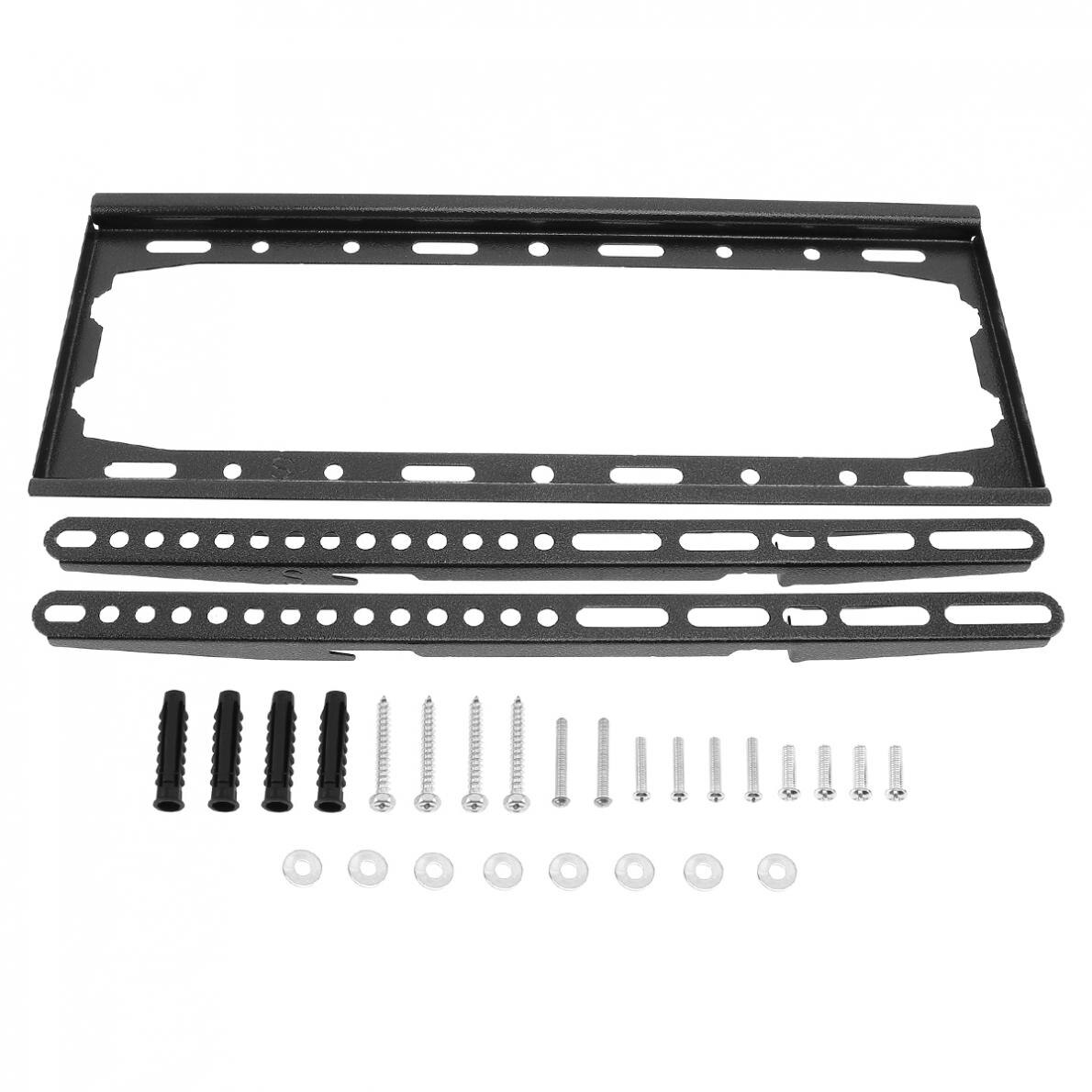 Universal 25KG/35KG/50KG TV Wall Mount Bracket Fixed Flat Panel TV Frame for 12 - 37 / 26 - 60 Inch LCD LED Monitor Flat Panel