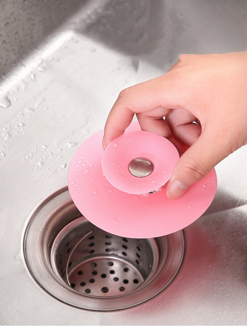 Tapón de drenaje de goma para bañera, tapón de drenaje para el suelo, suministro antiobstrucción para ducha, desagüe para bañera