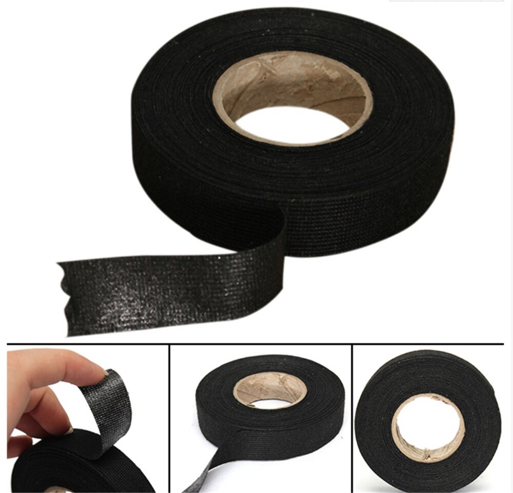 15M Auto Motor Kronkelende Fluwelen Bedrading Vlamvertragende Tape Voor Peugeot Jeep Harley-Davidson Buick Bentley Scania