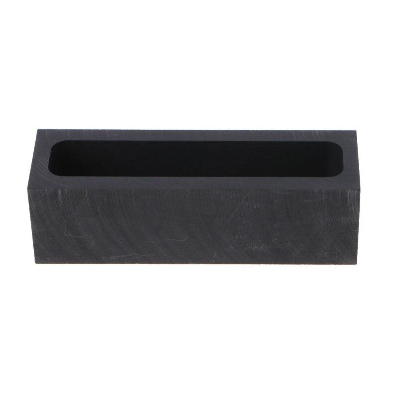 650g Graphite Ingot Mold Metal Casting Mold Melting Crucible Furnace for Gold Silver Aluminum Copper Brass Zinc Alloy