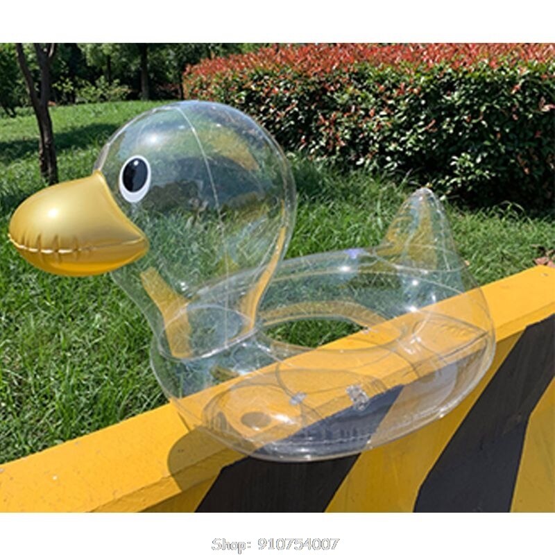 Flotadores de pato pequeño para bebé, juguete de piscina espeso, flotador de tubo de natación, actividades de agua, N10 20,