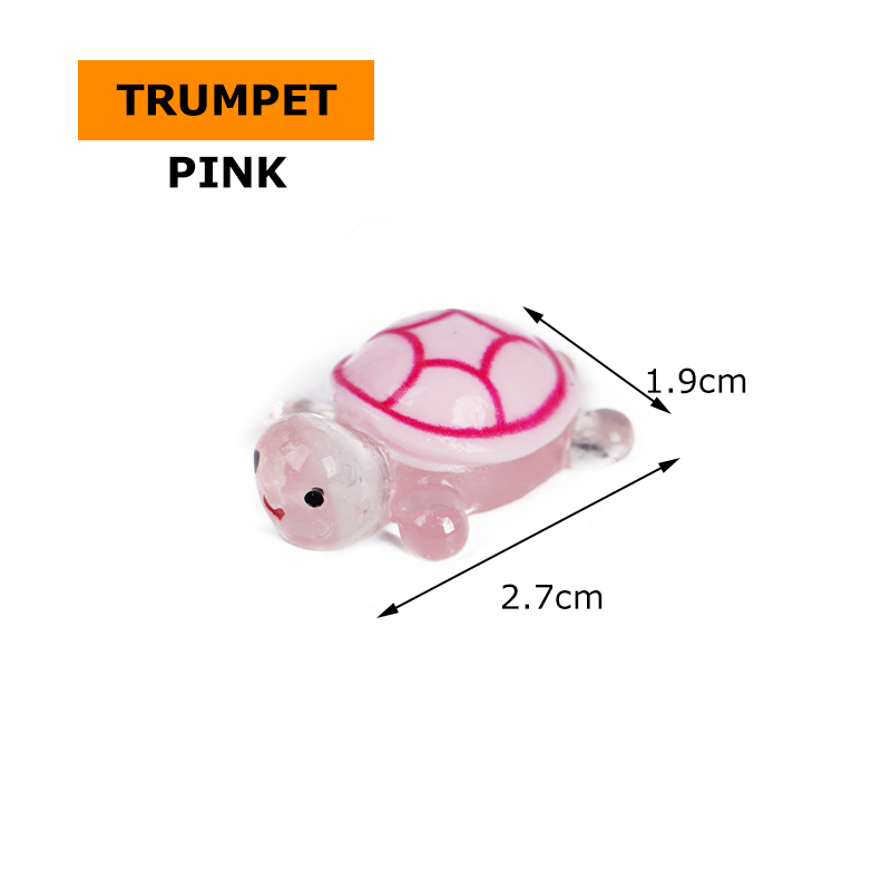 Mini leuchtende Schildkröte Home Decor Landschaftsbau Harz Handwerk leuchtende Schildkröte Garten Aquarium Miniaturen Ornament Aquarium Dekoration: L / WEISS