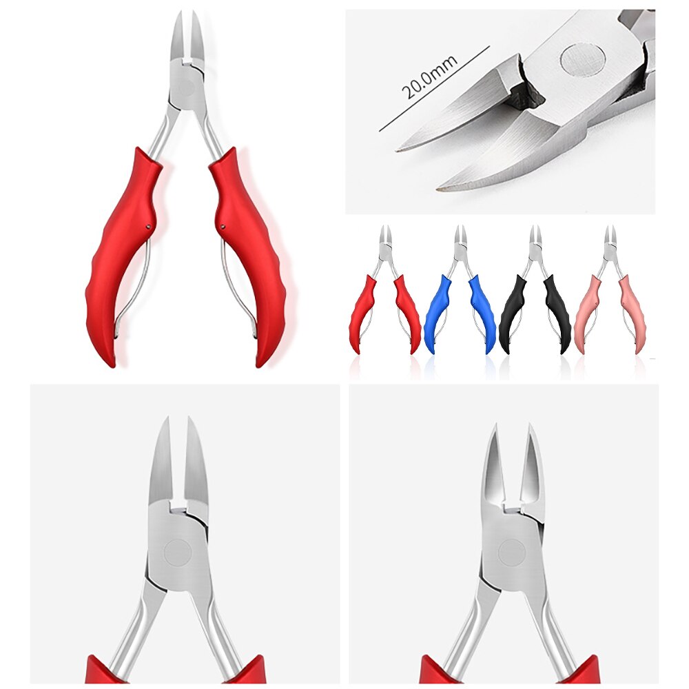 Nail Correction Nippers Ingrown Toenails Paronychia Dead Skin Dirt Remover Cuticle Scissors Nail Podiatry Cutter