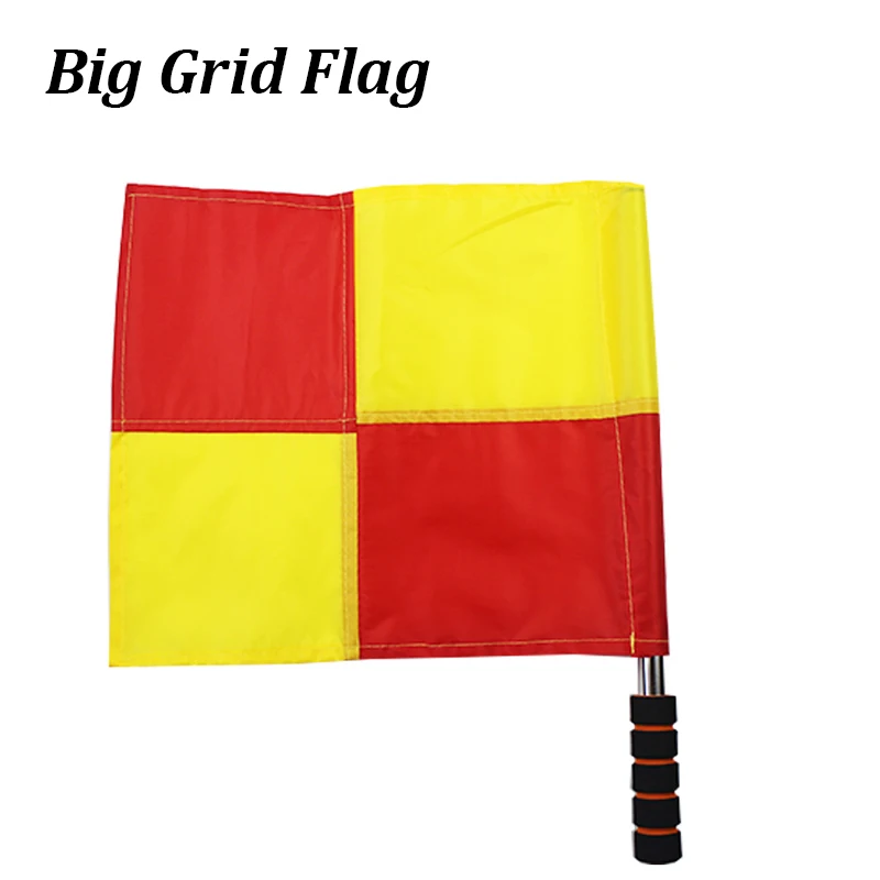 Drapeau d'arbitre de Football, jeu de foire , Match de sport, homme de ligne de Football, drapeaux imperméables, équipement d'arbitre de jeu de sport: green