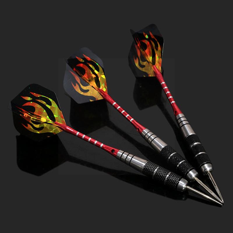 Freccette professionali dell&#39;ago dell&#39;acciaio del tungsteno di 3 pz/set 22g freccette con i voli E0w6 degli alberi del dardo di punta di sport