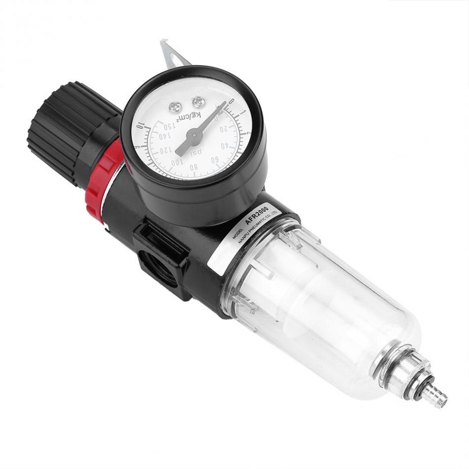 Pneumatische Luftdruck Filter Regler Öler Feuchtigkeit Wasser Falle Reiniger Öl-wasser Separator G1/4 3/8'' Werkzeug 1,5 mpa
