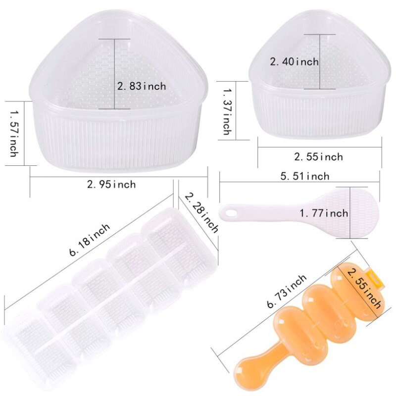 Molde para Sushi molde bola arroz triángulo molde para Sushi arroz molde Diy cocina Diy Sushi herramienta Sushi molde forma Onigiri molde para Sushi Stamper