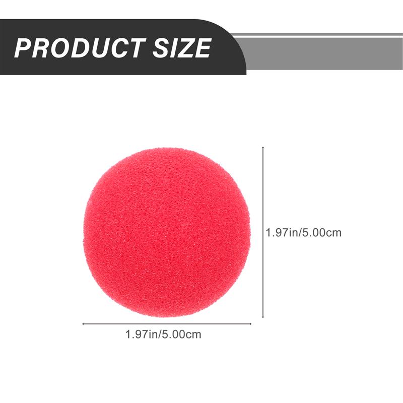 4 Stuks Decoratieve Clown Neuzen Schattige Rode Neuzen Party Cosplay Neus Props