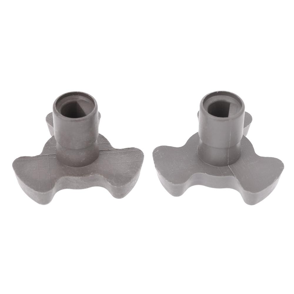 2Pcs 17mm Microwave Oven Turntable Roller Guide Support Coupler Tray Shaft