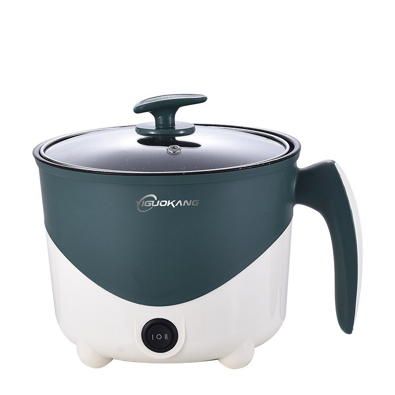 Electric Cooking Machine 220V Multicookers 300W/600W Rice Cooker 1-2 Peoples Kitchen Cooking Appliances for Dormitory EU Plug: Green