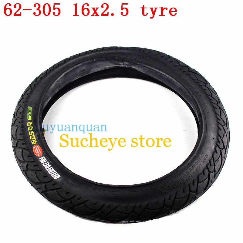16x2.50 64-305 inner outer tire fits Electric bike Boy's bike SCHWINN Convertible tricycle 16x2.5 16*2.5 Electric Bicycle tyre