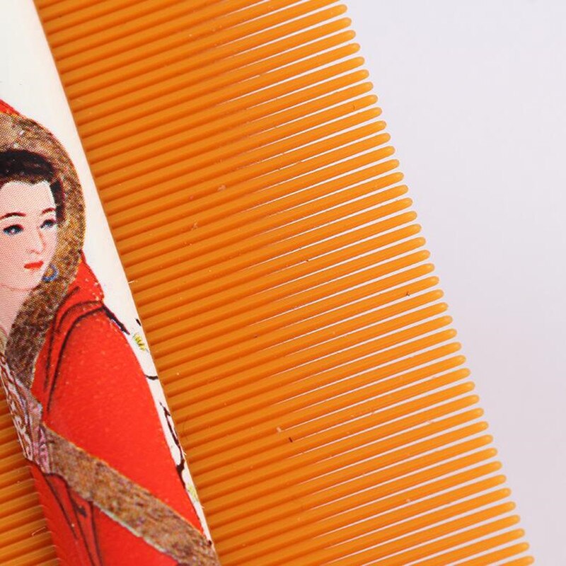 Peigne à cheveux de Style chinois, 2 pièces/lot, motif Unique traditionnel, Double face, détection des poux, des puces pour animaux de compagnie