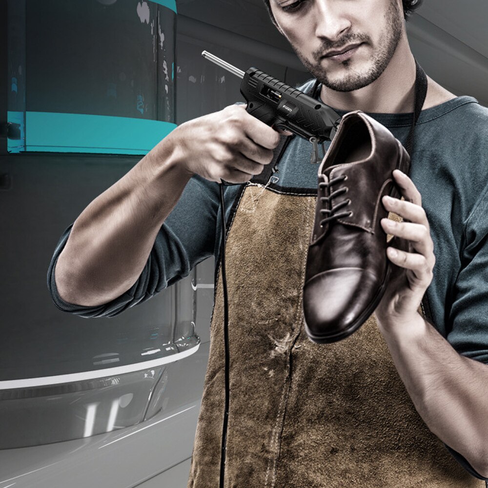 Cordless Glue Gun Melt Glue Gun Machine USB Rechargeable Craft DIY Repairing Tool Kits with Glue-Stick