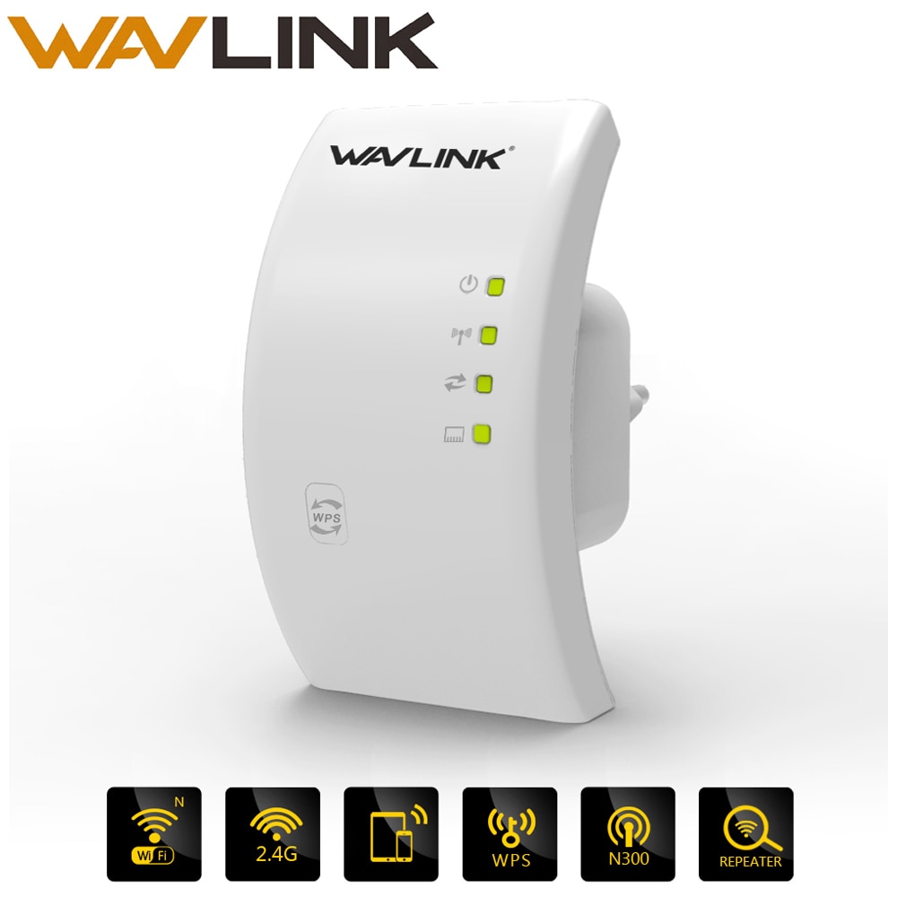 Wavlink Tragbare 2,4G 300Mbps kabellos Wi-fi Verstärker Verlängerung 802.11n/b/g Wifi Signal Verstärker Booster Wifi Palette Weiß/Schwarz