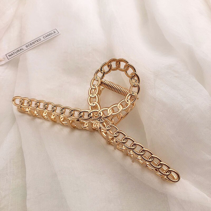 2021 mulheres meninas coreano estilo mental garras de cabelo moda geométrica acessórios para o cabelo tamanho grande simpe grampos de cabelo headwear para as mulheres: 9