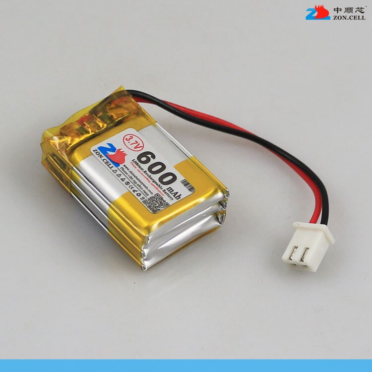 In the 600mAh 402030*3 3.7V polymer lithium battery 402030x3 tachograph 122030 Rechargeable Li-ion Cell