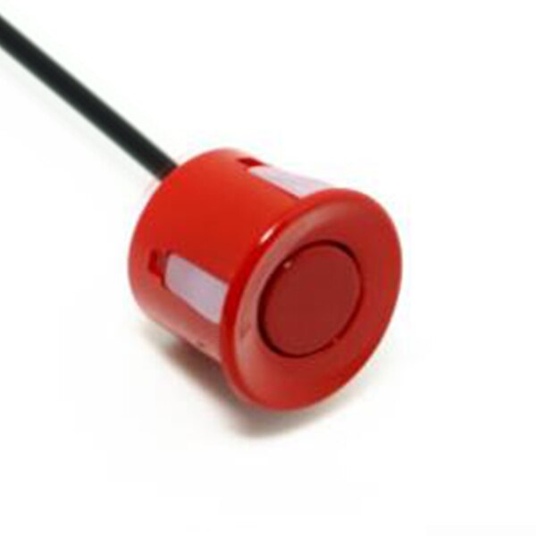 22mm Sensor Black Red White Silver Champagne Gold Color for Car Parking Sensor Kit Monitor Reverse System: Red