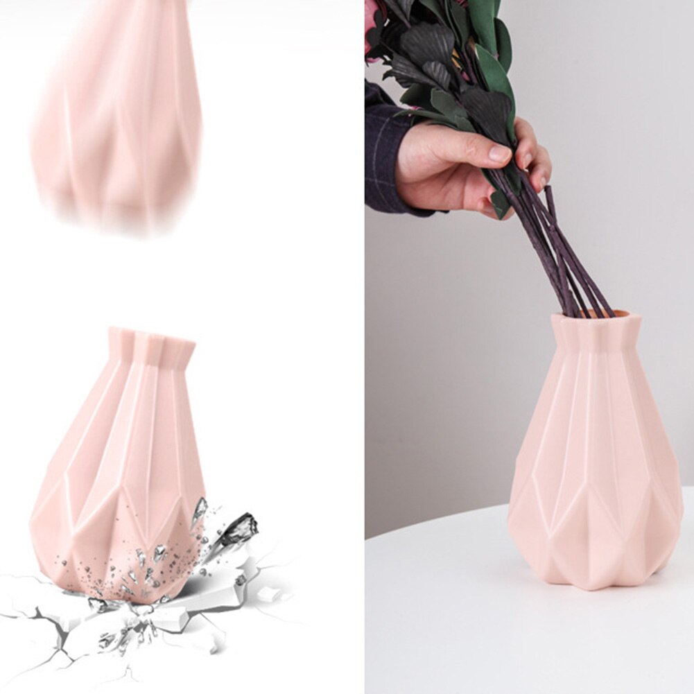 Plastique incassable Pot de fleur Vase moderne étude salle couloir mariage décor