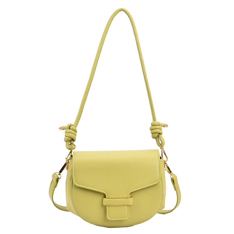 Borsa a tracolla da donna in pelle Pu borse da sella a tracolla piccole da donna di alta qualità per borse da donna Casual borse a tracolla: green