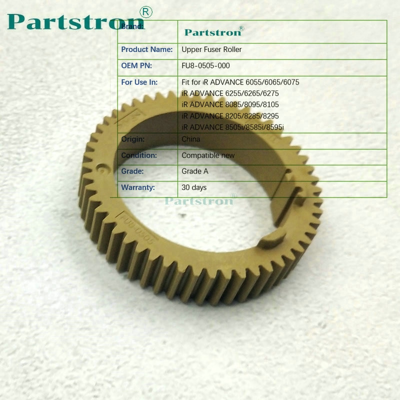 Pastron Upper Fuser Roller FU8-0505-000 Fit For Canon 8105 8095 8205 8295 8285 6055 6065 6075 6255 6065 6075 8505i 8585i