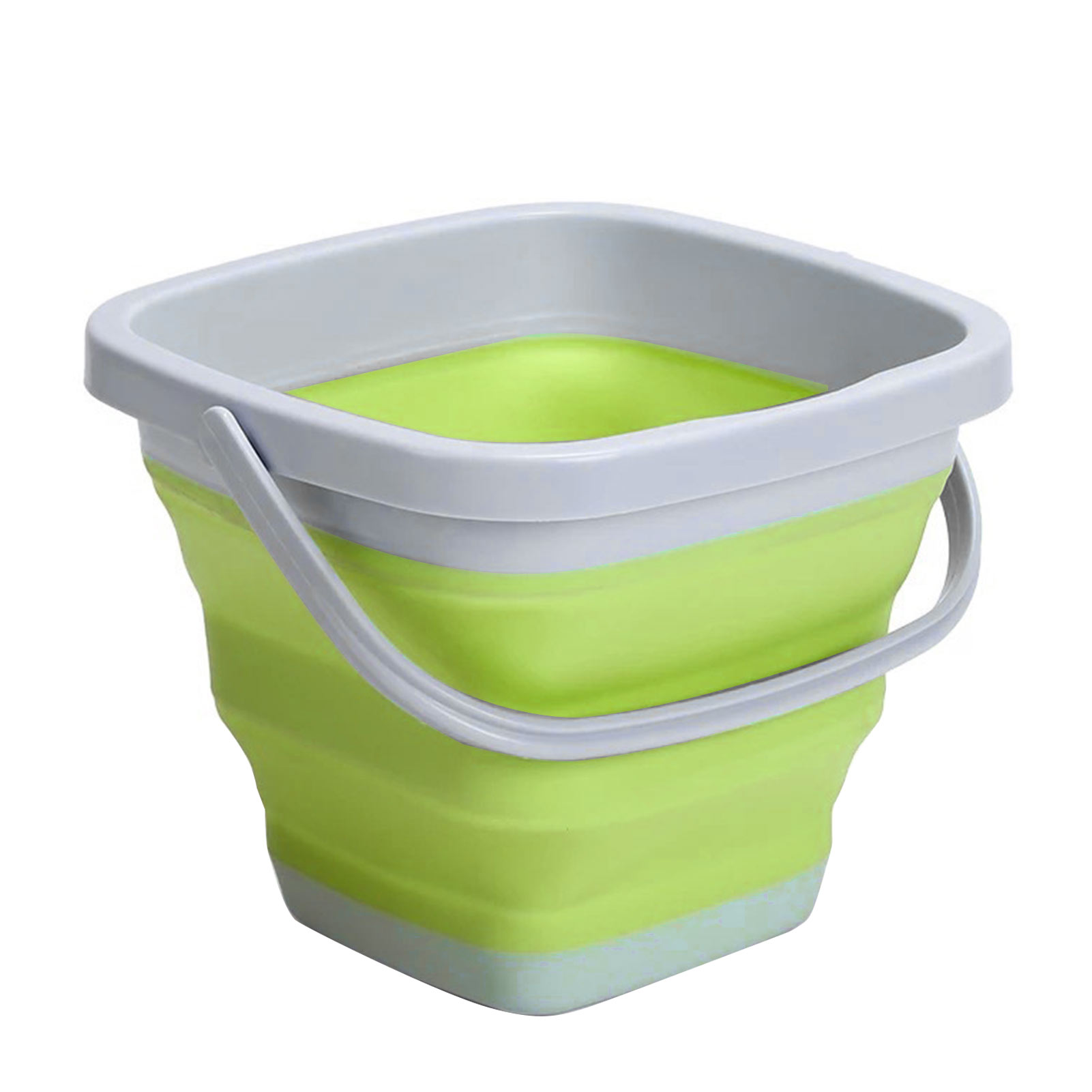 Fishing Car Washing Folding Bucket Portable Space Saving Water Container Picnic With Handle Cleaning Outdoor Survival Gardening