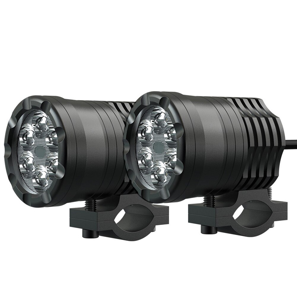 Motorrad LED Scheinwerfer Scheinwerfer LED Hilfs Nebel Licht Assemblie Fahren Lampe für BMW Honda Kawasaki Cafe Rennfahrer Yamaha: 2stck