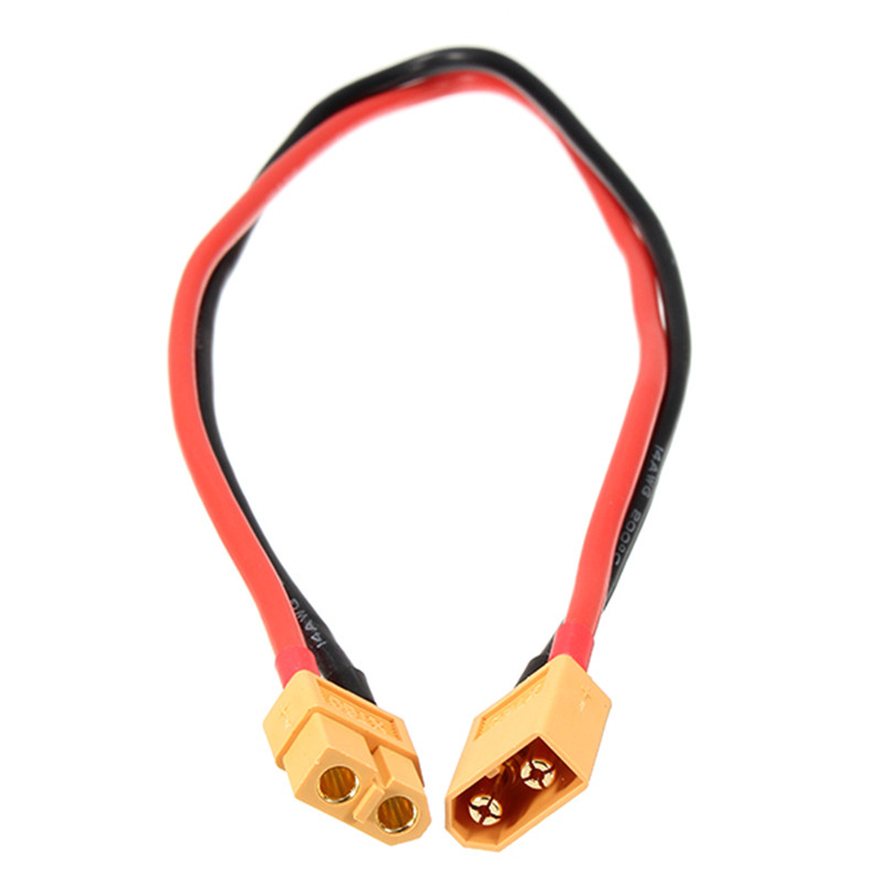 XT60 Female Plug To XT60 Male Plug Adapter Connector With 400mm 14AWG Silicone Wire