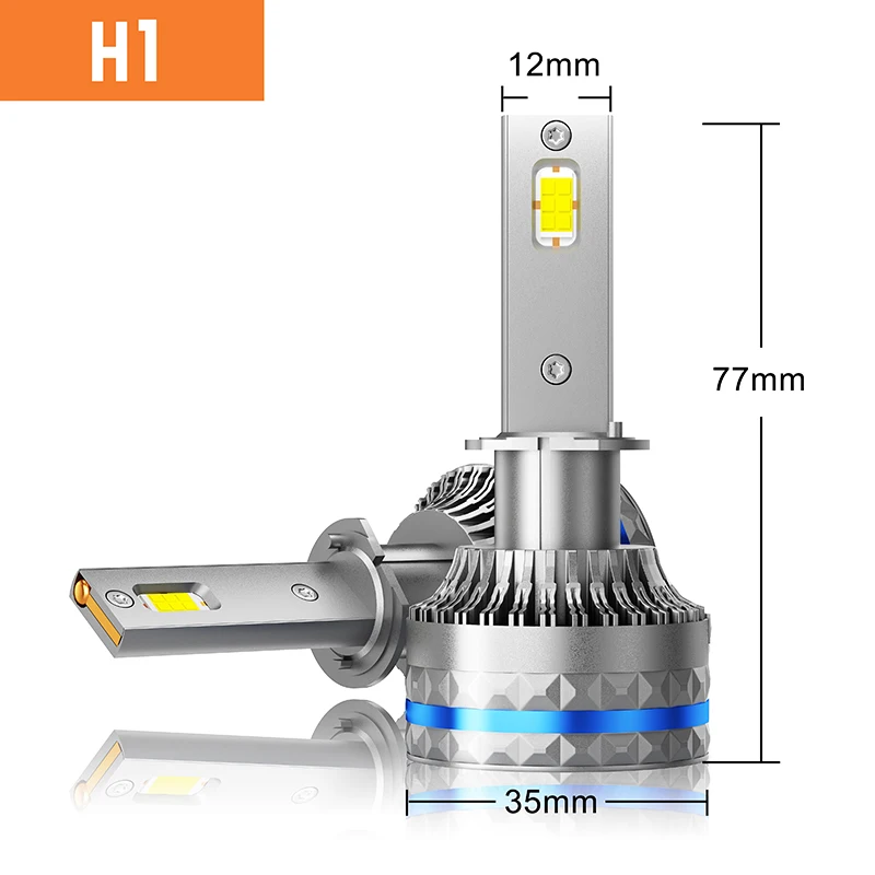 Ampoules LED Canbus pour voiture, lampes de sauna, H1, H4, H7, H8, H9, H11, H3, 9012, H13, 9008, 9004, 9007, 48000LM, 120W, HB3, 9005, HB4, 9006, feux C10, 2 pièces: RGB