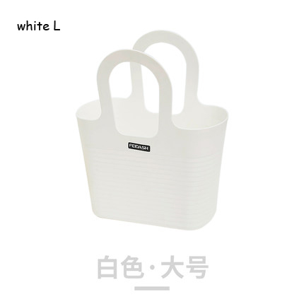 Wash basket, portable shower basket, bathroom toiletries storage basket, Korean cute bath basket: 2