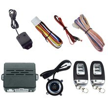 1 Set Car One Key Start Ignition System 12V Engine Alarm Keyless Start System Push Button Remote Starter Auto Replacement Parts