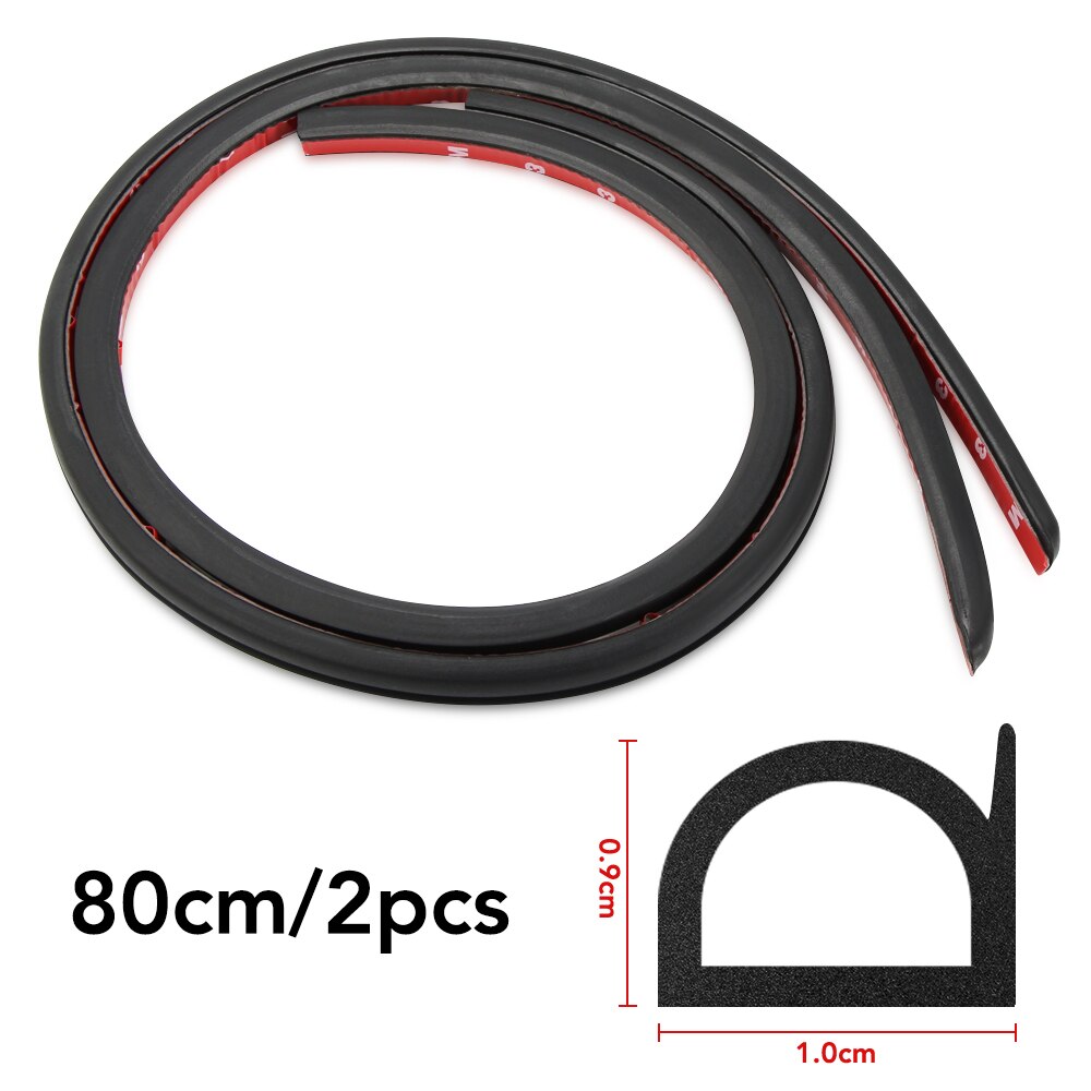 2 pcs Car Door B pillar Rubber Protection Seal Strip for vw passat polo golf Gti jetta skoda octavia fabia seat leon ibiza