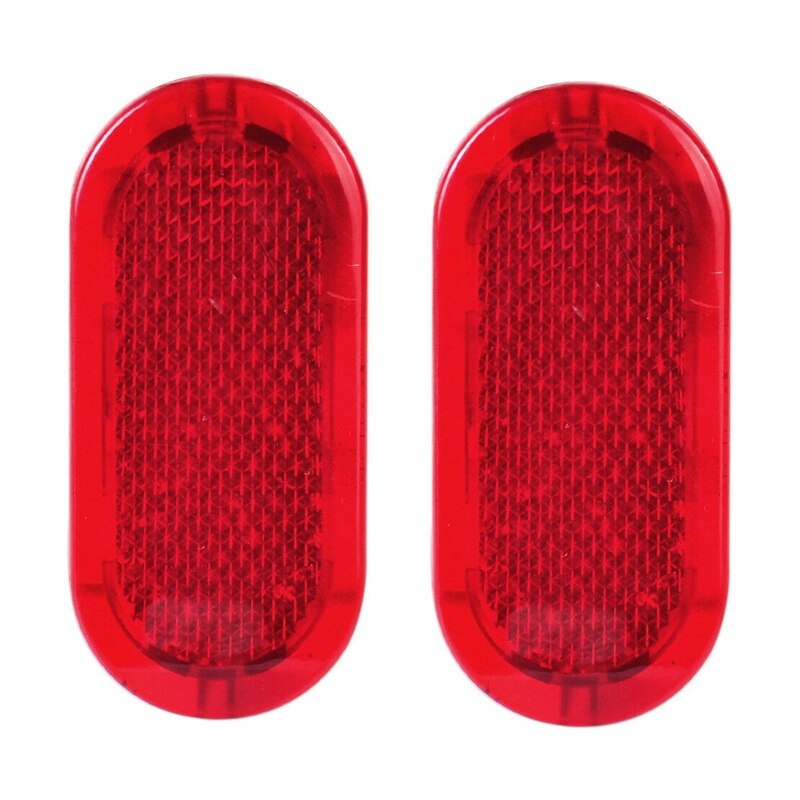 AU04 -2Pcs Red Binnendeur Panel Waarschuwingslampje Cap Reflector Voor Polo Beetle Caddy Touran 6Q0947419