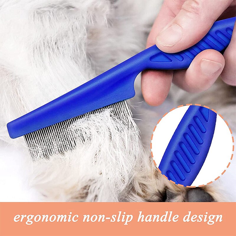 1Pc Rabbit Grooming Brush Small Pet Hair Remover Flea Comb Shampoo Bath Brush for Rabbit Hamster Guinea Pig Cleaning Tool