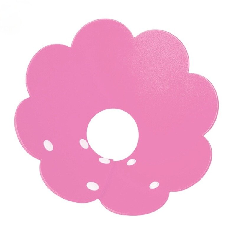 Zonnebloem Kat Elizabeth Kraag Anti Bite Beschermen Bad Kraag Herstel Wond Hond Kat Kraag Dierbenodigdheden Licht Zacht Kitten Puppy: Roze / S