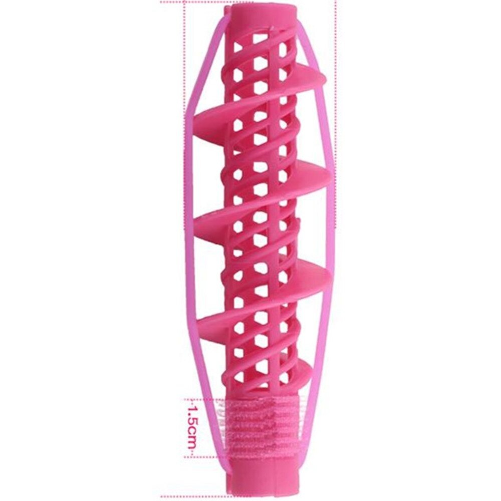 2pc hårstylingsverktyg hårvård naturliga stora vågiga lockar rullar curlers curling stylingverktyg för flickor dam spiral curler