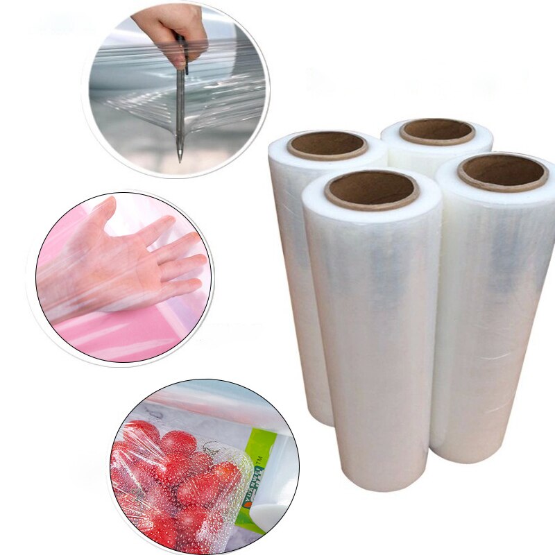 Pellicola trasparente rotoli di grandi dimensioni plastica per uso domestico resistente alle alte temperatura imballaggio per pellicole organizzatore per la conservazione di pellicole accessori da cucina