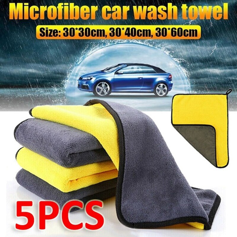 Microfiber Auto Wiping Rags Efficient Super Absorbent Cleaning Cloth Home Car Washing Cleaning Towels For Cars 30x30/40/60CM