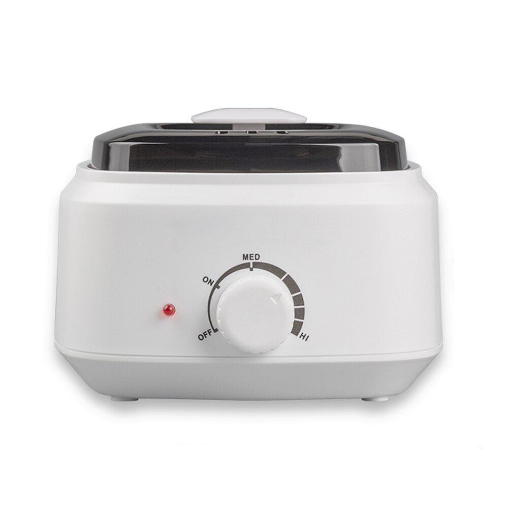 Wax Heater Warmer Wax-melt Machine Set Waxing Kit for Hair Removal Wax Beans Bead Heating Machine Paraffin Depilatory Epilator: W7 White