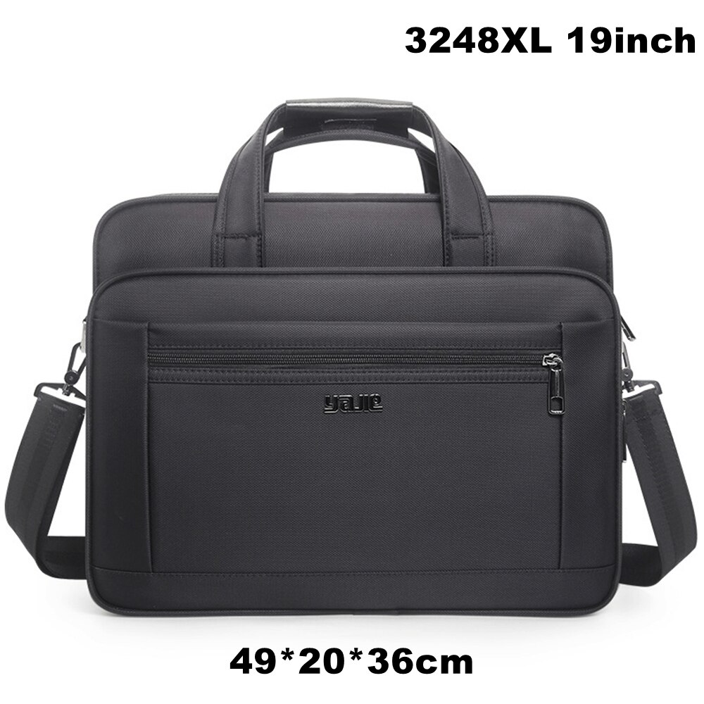 OYIXINGER cartella da uomo Super grande capacità borsa a tracolla Oxford impermeabile per 15 17 valigetta da lavoro Macbook Air Pro da 19 pollici