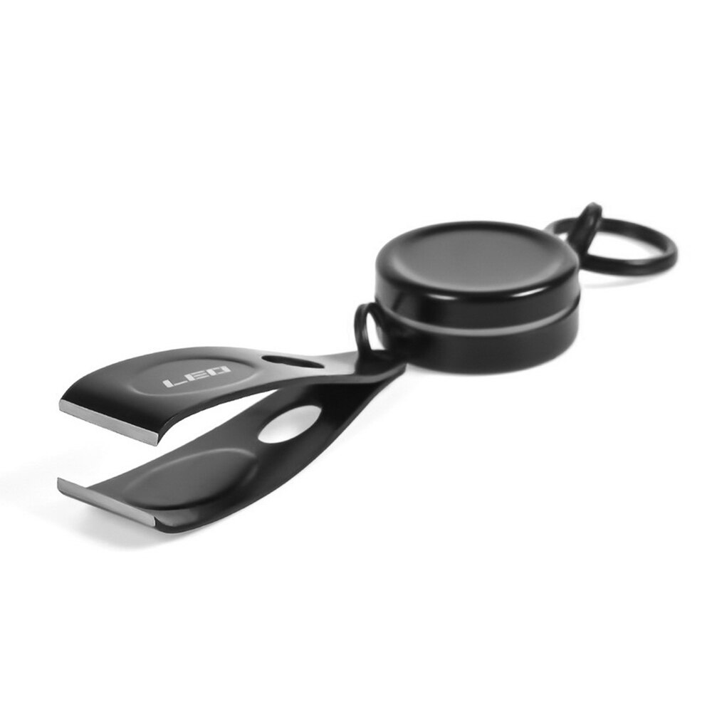 Fly Fishing Magnetic Net Release Holder Keeper Magnet Clip Landing Net Connector with Retractable Fishing Line Clipper