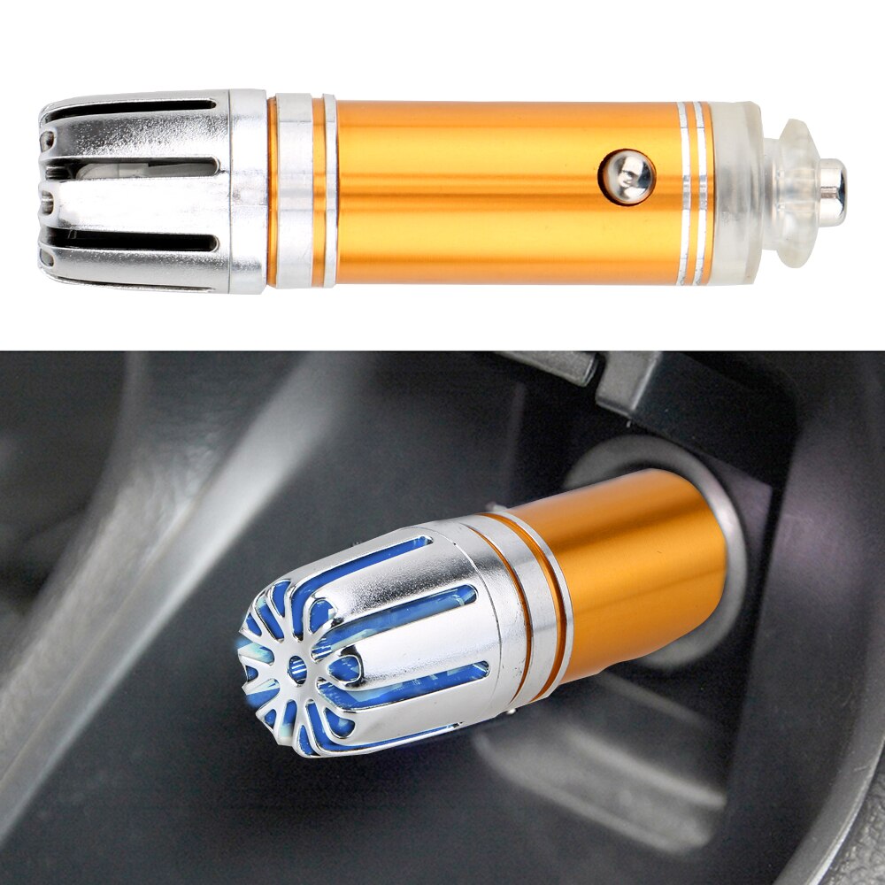 Mini Auto Car Fresh Air Ionic Purifier Oxygen Bar Ozone Ionizer Cleaner 12V