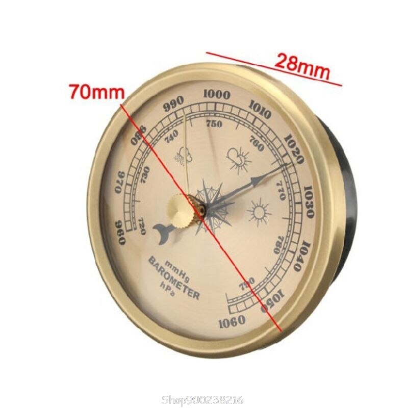 Haushalt Barometer Manometer nasser Bahnhof Zauberstab Hängen Atmosphärischen Aug18 20