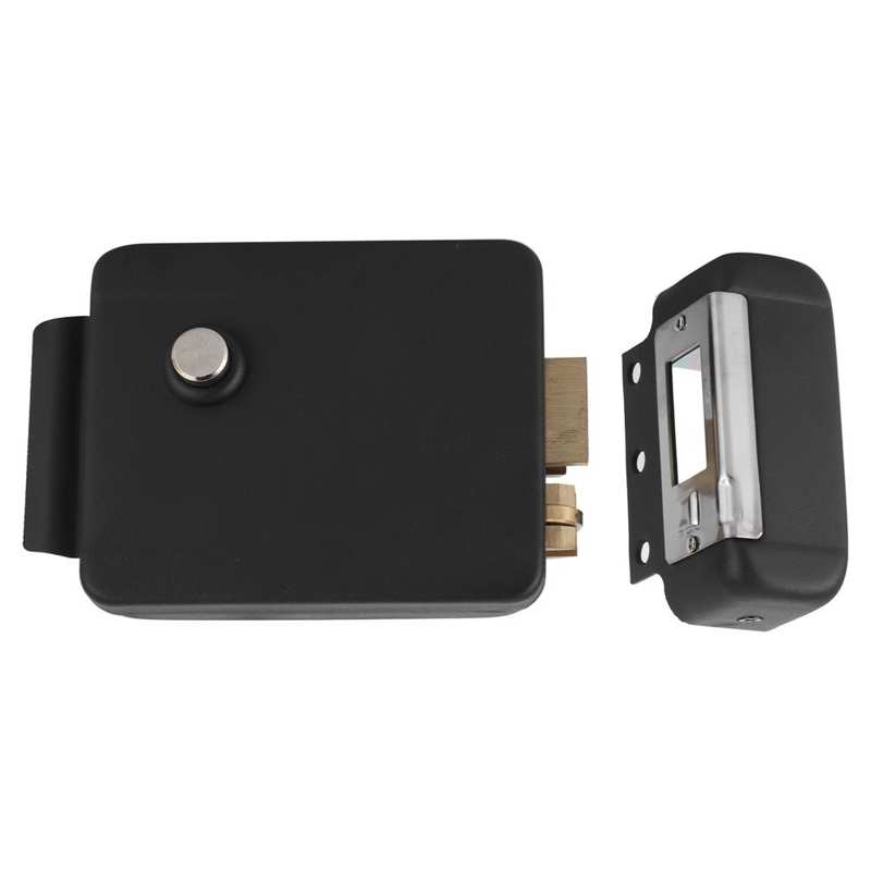 Cerradura de puerta electrónica con Control eléctrico integrado, sistema de acceso para Hotel, escuela, almacenes, desbloqueo, DC12V