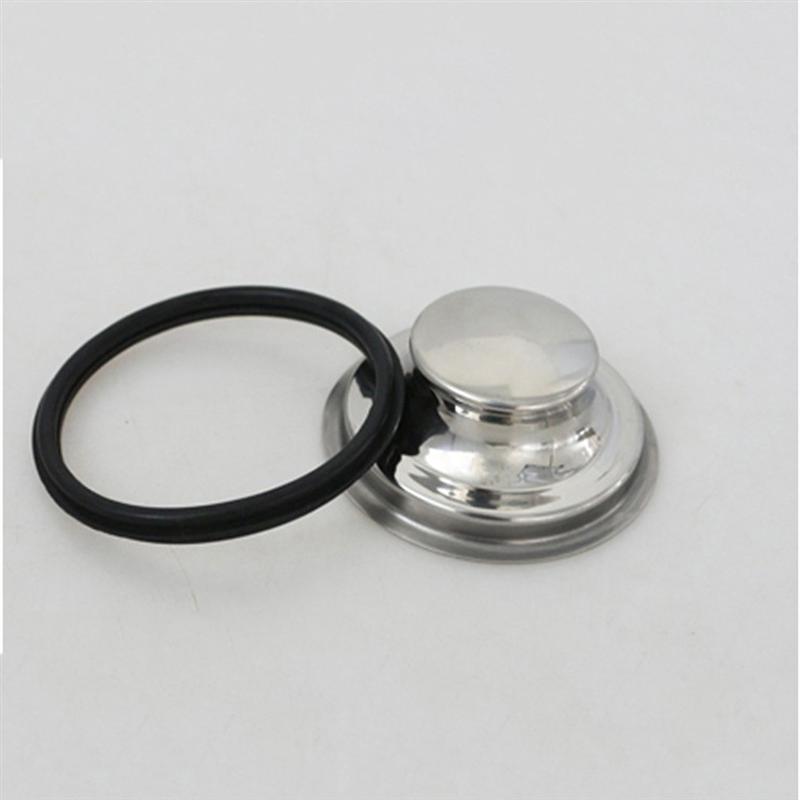 Badkamer Afval Ontdoener Rvs Cover Plug Water Afsluitdeksel Sink Plug Vervanging Afval Voedsel Ontdoener Accessoires