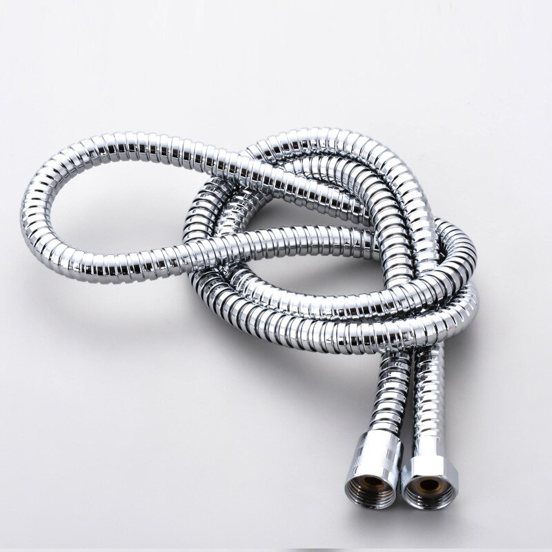 Tuyau Flexible de douche 1.5m/2m, tuyaux de plomberie, acier inoxydable chromé, accessoires de salle de bains, tuyau de pomme d&#39;eau